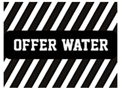 OFFER WATER