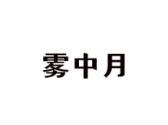 雾中月