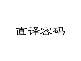 直译密码