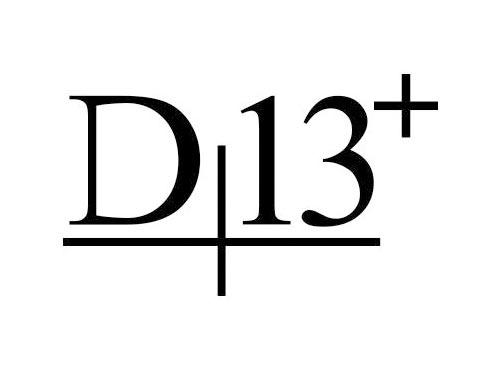 D 13