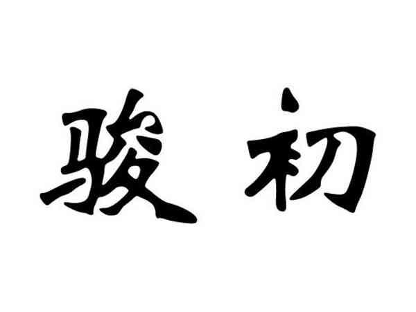 骏初