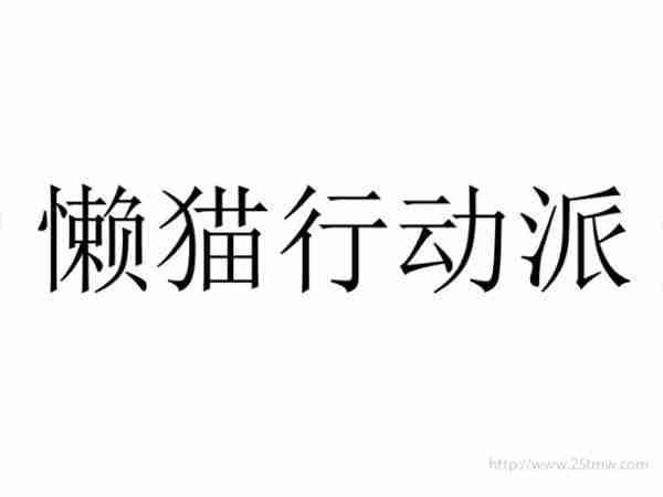 懒猫行动派