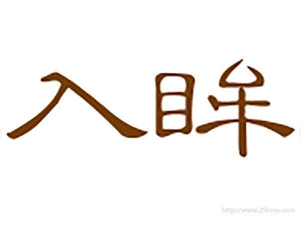 入眸
