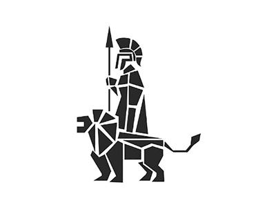 狮子士兵图形商标