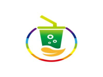 图形奶茶杯