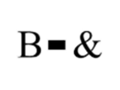 B-&