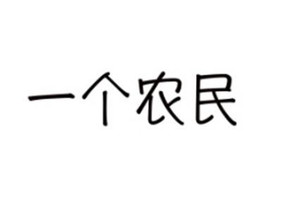 一个农民