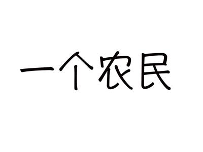 一个农民