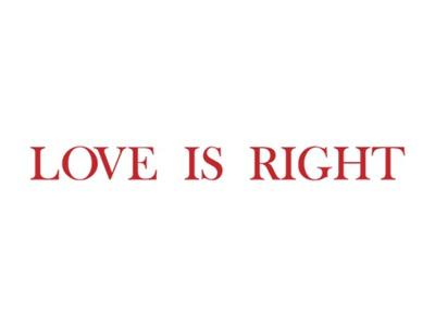 LOVEISRIGHT（爱是对的）