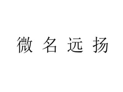 微名远扬(35、42类同名)