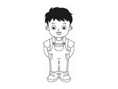 小男孩图形