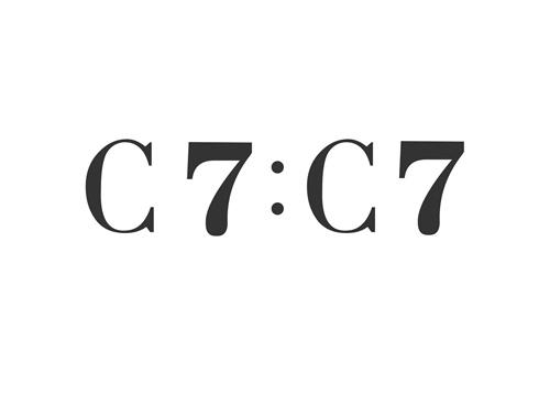 C7:C7