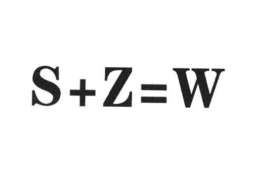 S+Z=W
