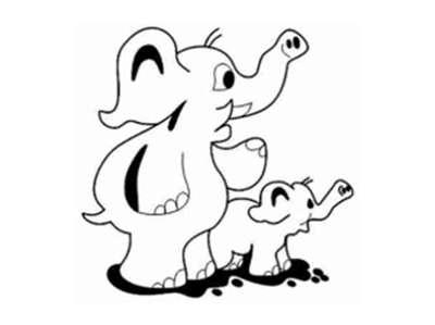 双头大象图形