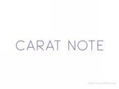 CARATNOTE